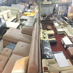 Sofa cũ được tuyển chọn tại kho Chợ giời