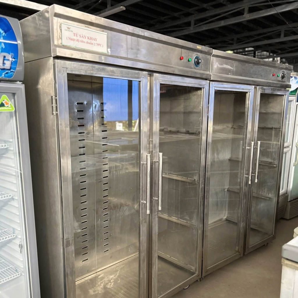 Tủ lạnh inox cũ đã kiểm tra hoạt động
